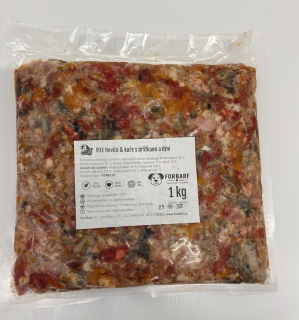 Forbarf | MIX Hovězí & kuře s dršťkami a dýní 1 kg